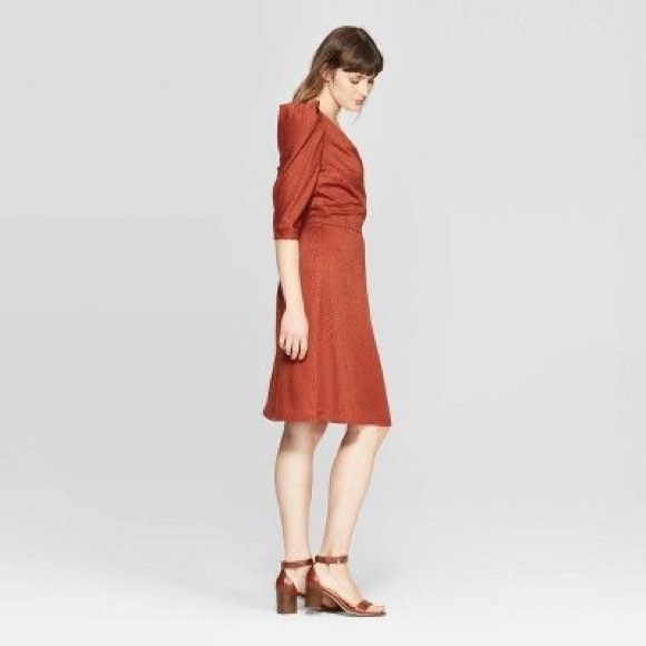 Fiery brown a new day dress - Picture 2 of 2